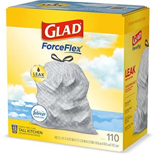 Glad Tall Kitchen Drawstring 13-Gallon Trash Bags