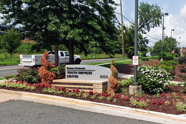 A screenshot of the exterior of the Youth Services Center in Washington.
