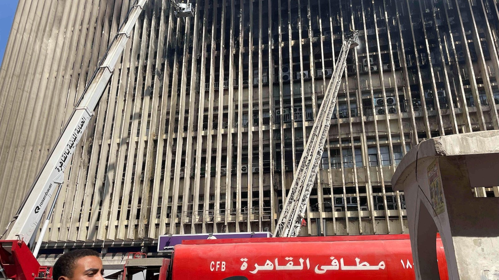 Cairo telecom building fire kills 4 and injures 26