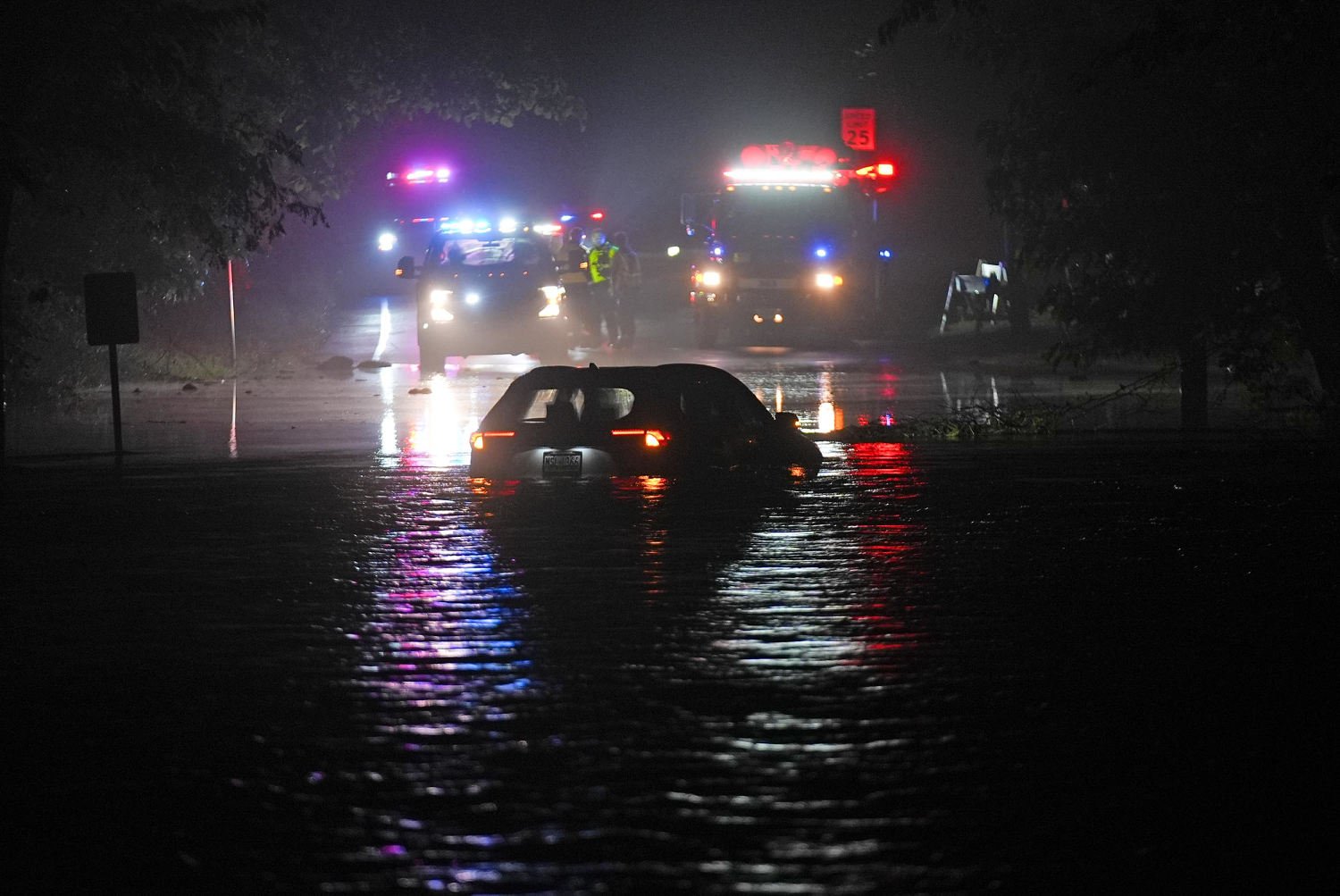 Flash flooding and dangerous travel conditions hit East Coast