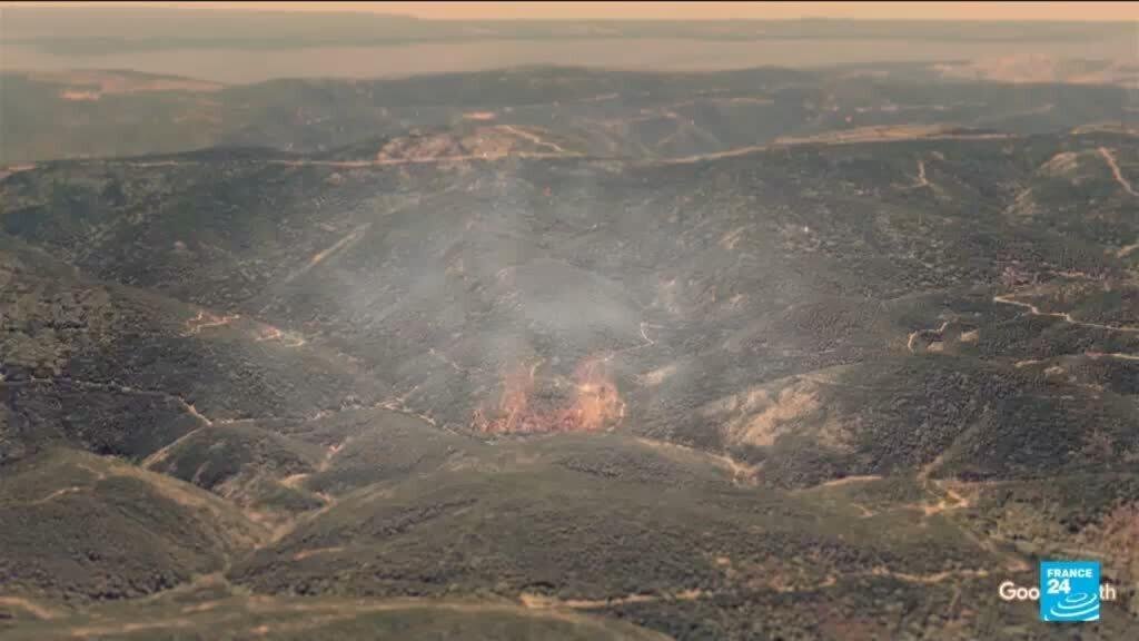 Drought conditions and heatwaves worsen forest fires in France